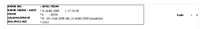 30. Dönem zararının bilanço hesabına aktarılması (591 Dönem net zararı hesabını eklemeniz gerekmektedir.) Örnek uygulamada fiş girişleri sona ermiştir.