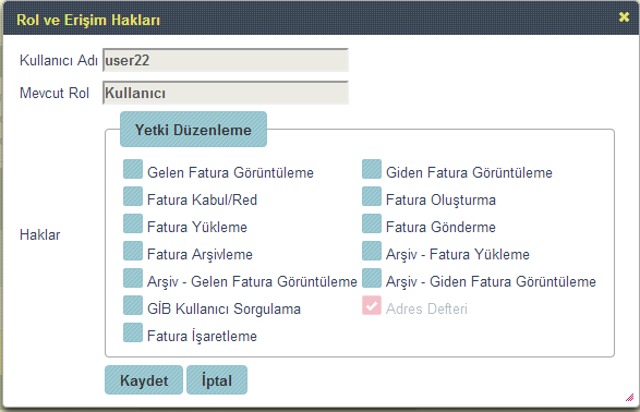 1. Hesap İşlemleri menüsünden Hesaplarım seçilir. 2. Kullanıcının tanımlı olduğu hesap için ekranın sağında bulunan Kullanıcılar linkine tıklanır. 3.