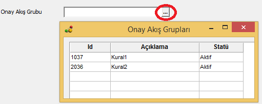 Portalde oluşturulan iş akışını Connect te tanımlama: Menüden planlama, kural tanımları seçilip sağ tıklanır, yeni kural eklenir.