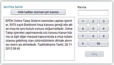 Giriş işlemine devam edebilmek için Güvenlik Uyarısı Penceresi'nde yer alan kutucuğu işaretlenir ve Run ( ) düğmesine tıklanır.