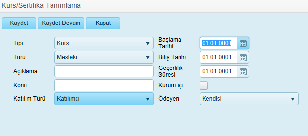 Referansları Önceki işyerinden referans kişiler 3.3.9.