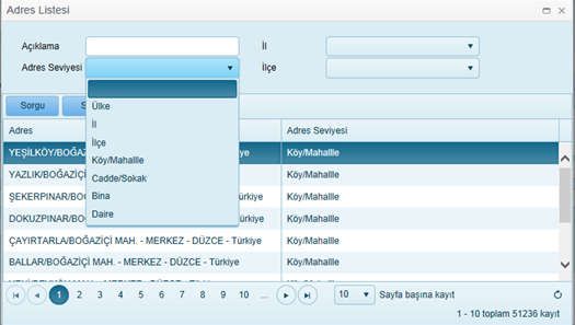 Tercih Edilen İletişim kurulması gerektiğinde(e/posta, Telefon vs.) ilk olarak hangi iletişim bilgilerinin kullanılması isteniyorsa, o iletişim bilgisi için bu alan seçilir. 3.4.2.1.