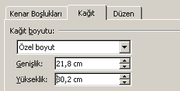 bilir. Bu seçenek otomatik olarak belge içerisindeki metin boyutlarını uygun boyuta getirerek daraltama işlemini gerçekleştirecektir.