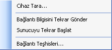 43 4.4 Aksiyonlar Aksiyonlar menüsü seçili ögeye göre özellesmektedir. Ag Görünümü Aksiyonlari ØSunucu Aksiyonlari ØKanal Aksiyonlari Ekipman Görünümü Aksiyonlari ØCihaz Aksiyonlari 4.4.1 Ağ Görünümü 4.