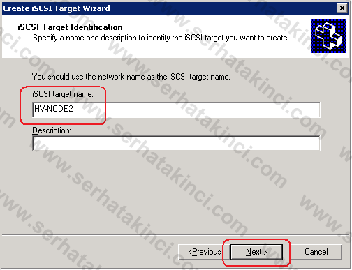 Hyper-V: Host to Host Failover Cluster Kurulumu Sayfa 50 / 140 Sonraki pencerede ilgili target için IQN identifier seçiyoruz. Yine Browse butonuna tıkladığımızda iki farklı IQN listeleniyor olacak.