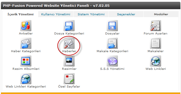 Resim 2.13: Üye giriģi 2.3.1. Siteye Haber Eklemek Resim 2.