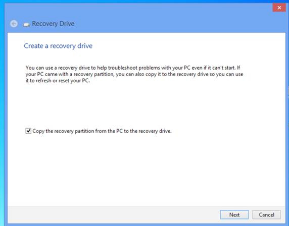3. Recovery (Kurtar) > Create a recovery drive (Bir kurtarma sürücüsü oluştur) üzerine tıklayın. 4.