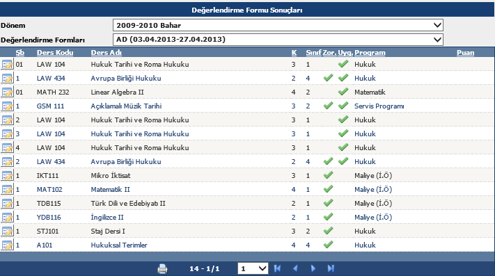 Duyurunun konusunu ve içeriğini girdikten sonra Kaydet butonuna basarak tanımladığınız duyuruyu