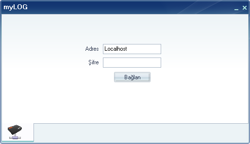 MYLOG YAZILIMININ KULLANIMI mylog yazılımı, Sunucu/İstemci yapısında çalışır. Sistemdeki tüm işlemleri yürüten sunucu, arka planda görünmeden çalışan ve kullanıcı arayüzü olmayan bir programdır.