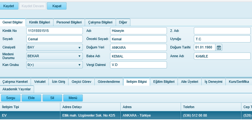 Toplamı Giderler Toplamı Gelir Vergisi Toplamı Damga Vergisi Toplamı Kesintiler Toplamı Ödenecek Tutar Diğer Giderler Toplamı + Toplam Yevmiye Miktarı Harcırahın gelir vergisi toplamı Harcırahın