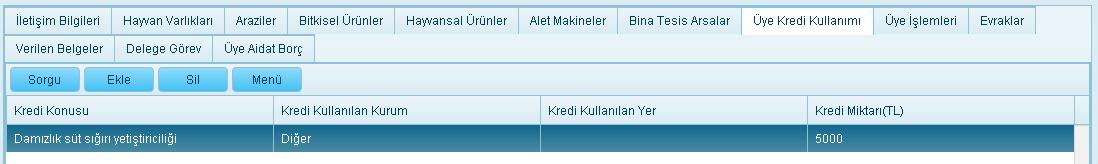 Tesis Türü Miktar Kapasite Kapasite Birim İmalat Yılı Merkez tarafından tanımlanmış olan türlerden uygun olanı 3.2.2.2.Varlık Cins Seçimi başlığında anlatıldığı şekilde seçilir.