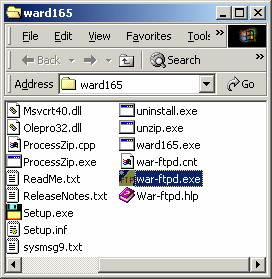 Resim 1.16: Ward165 adında dizin açılması Ward165.exe dosyasını açtığınız dizine kopyalayınız. Ward165.exe yi çalıģtırınız.