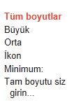 Gelen arama sonucu sayfasında sağ tarafta bulunan Görseller linkine tıklayarak aradığınız kelime