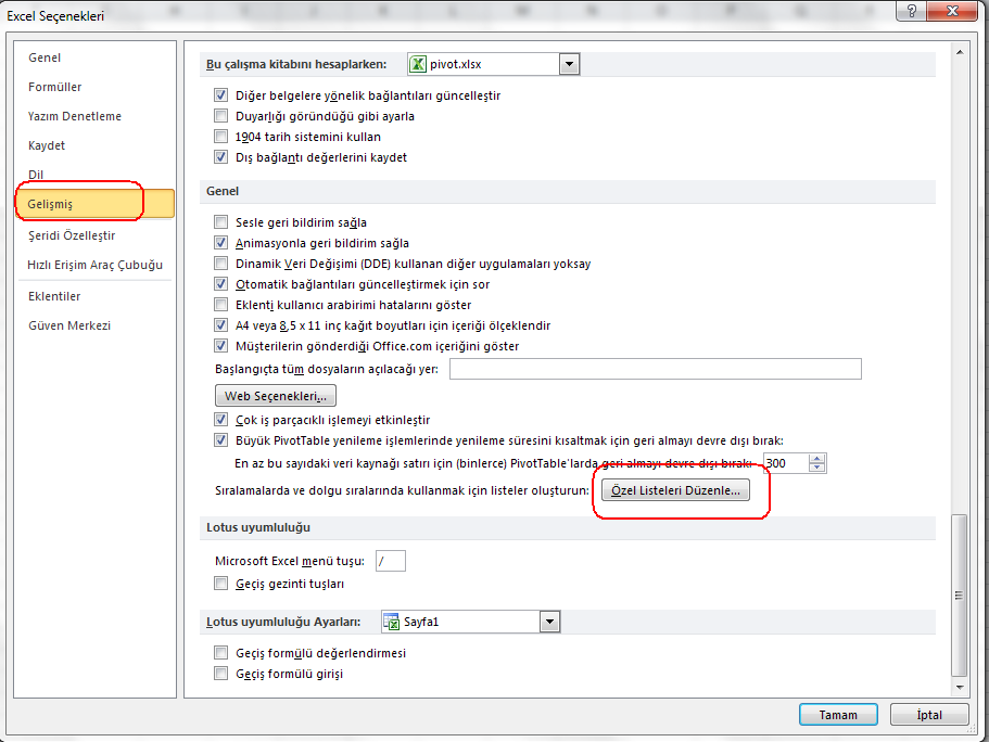 İM 4.4.2.2 İsteğe göre liste oluşturulması ve isteğe göre arama Excel de hazır bazı listeler vardır ve siz de isterseniz kendi listenizi oluşturabilirsiniz.
