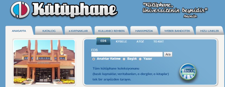 Kütüphane koleksiyonun