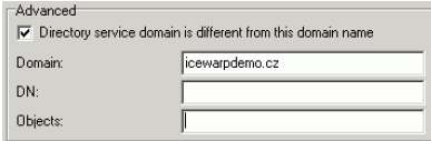 işaretliyoruz, bu şekilde yazmış olduğumuz domain adımızdan Active directory domain adımız farklı olduğunu belirtiyoruz. Domain kısmında domain adımızı yazıyoruz.