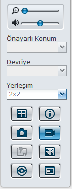 PTZ Denetimini Kullanın Synology DiskStation Kullanım Kılavuzu Kameranızda PTZ (pan/tilt/zoom) desteği varsa, bir kamerayı seçebilir ve kamera yönünü ayarlamak için Denetleyici panelini