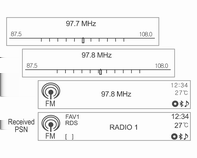 118 Bilgi ve Eğlence Sistemi DAB servisine bağlantı (sadece Tip 1/2-A modeli için) [DAB-DAB açık/dab-fm kapalı] DAB-DAB açık/dab-fm açık Radyo istasyonlarını elle arama [DAB-DAB kapalı/dab-fm açık]