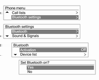 154 Bilgi ve Eğlence Sistemi MENU tuşunu TUNE düğmesi ile kullanarak Telefon Menüsü Telefon rehberi Tümünü Sil seçin ve sonra MENU tuşuna basın.