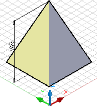 Pyramid: Piramit Draw/Modeling/Pyramid Modeling/Pyramid Ribbon/Home/Modeling/Pyramid Pyramid komutu, çokgen bir tabanı ve yüksekliğiyle tanımlanan içi dolu, üç boyutlu katı (3D SOLID) nesneler