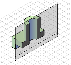 3D Katı modellerden 2D ve 3D Kesit görünüşlerin elde edilmesi Section Plane (splane): Kesit düzlemi.