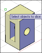 Planar Object: Model üzerinden geçmesi istenen kesme düzlemi seçilecek obje ile belirlenir. Kesme düzlemi için seçilecek objeler Circle, Arc, Ellipse, 2D veya 3D Polyline objeler olması gereklidir.