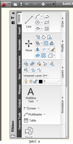 Minimize to Panel Titles: Sekmeler ve panel başlıkları görüntülenir ve düğmeler görüntülenmez. İmlecinizi panel başlıkları üzerine getirdiğinizde düğmeler etkinleşir.