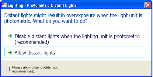 Create a distant light: Uzak ışık. Gün ışığına yakın etki veren bu ışık yine güneş ışığı olarak kullanılabilir. Aynı yönden gelen biri birine paralel ışık huzmeleri şeklindedir.