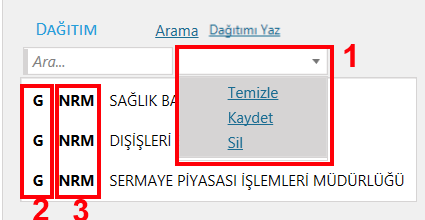 Şekil 14 Şekil 15 Akış alanı belgenin kimler tarafından imzalanıp kimler tarafından paraflanacağının hiyerarşisinin belirlendiği alandır. Şekilde 16 deki 1.