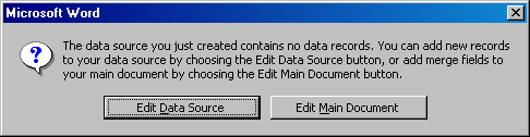 Bölüm 7: Office Uygulamaları Source (Veri Kaynağı Yarat) seçeneği ile yeni bir veri kaynağı oluģturulmalıdır.
