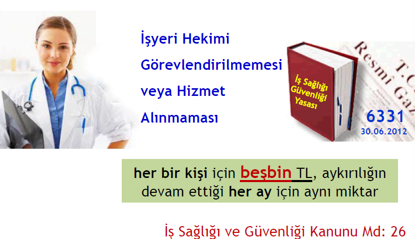 İş Sağlığı ve Güvenliği Hizmetleri 5.