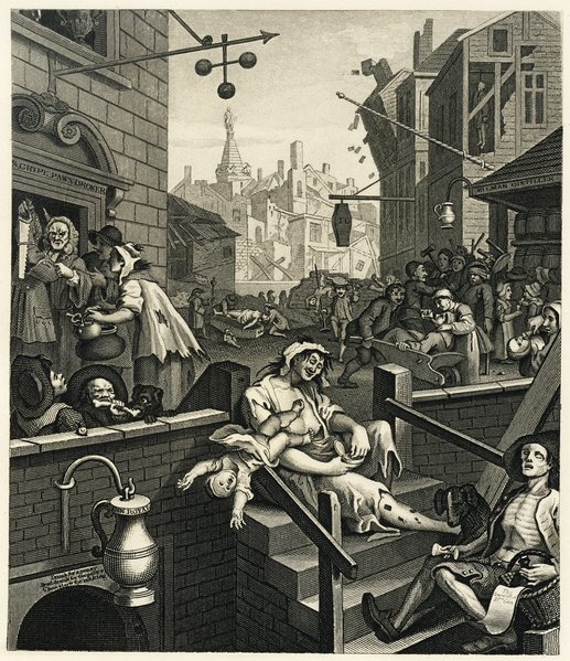 Sosyal Bilimler Dergisi 13 karikatürler arasında sayılmaktadır. Aynı çağda yaşamış İngiliz ressamı William Hogarth'da eserlerinde bu özelliğe çok yer vermiştir.