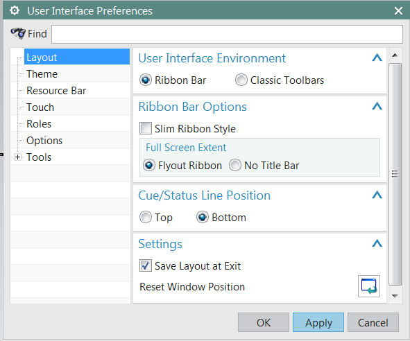 NX 10 TEMA User interface (ctrl+2)