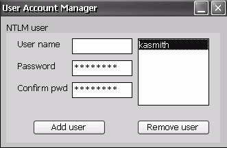 . Bölüm 5 Windows CE İşletim Sistemi User Accounts (Kullanıcı Hesapları) User Accounts uygulaması, FTP, web ve dosya sunucularını kullanırken istemci bağlantılarını doğrulamak için kullanılabilecek