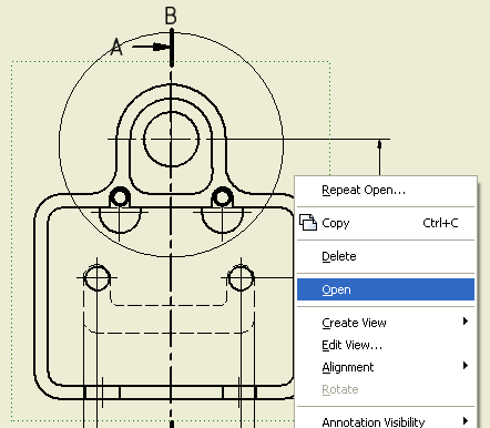 Autodesk Inventor 2008 Tanıtma ve Kullanma Kılavuzu SAYISAL GRAFİK 21. Açılan dosya, 18_ParcaB.iptdir. 22.