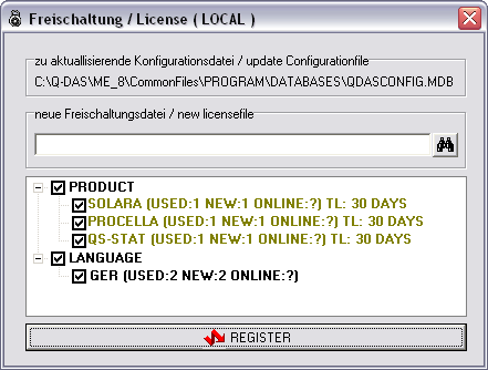 14 Installation Q-DAS ME 8 Açıklama: Veritabanı eski bir sürümden devralınmışsa, lütfen şunları kontrol ediniz: (Standard-)Değerlendirme stratejileri (Menü noktası Seçenek - Yapılandırma