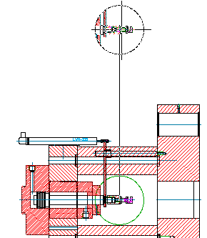 13. Durum çubuğunda Quick View Layouts düğmesine basın ve Model seçin. 14. Annotate > Layout > Viewport/Scale Area komutunu çalıştırın. 15. Çizim alanında aşağıdaki gibi bir ölçek alanı tanımlayın.