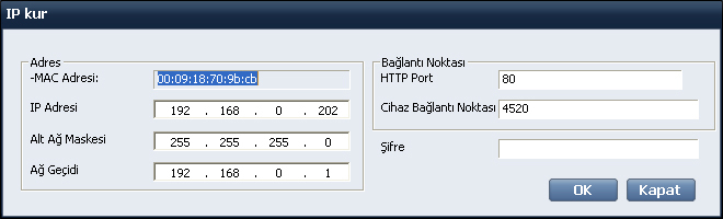 Ayarlar Donanim Donanım Kaydetme Cihaz Kaydetme İstediğiniz cihazı NET-i ware e ekleyebilir veya NET-i ware de değiştirebilir/silebilirsiniz.