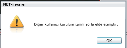 NET-i Web Görüntüleyicisi 5. Web görüntüleyici ayar sayfasına veya NET-i ware aracına bir defada yalnızca bir kullanıcı erişebilir.