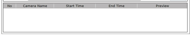 NET-i Web Görüntüleyicisi Oynat 1. Arama sonucunu içeren tarihe tıklayın. Ayrıntılar, sonuçlar alanında görüntülenir.