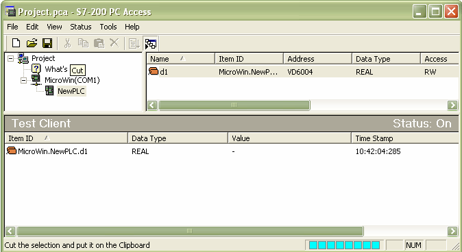 42 PCAccess arayüzüne ait ekran görüntüsü Şekil 3.17 de gösterilmektedir.