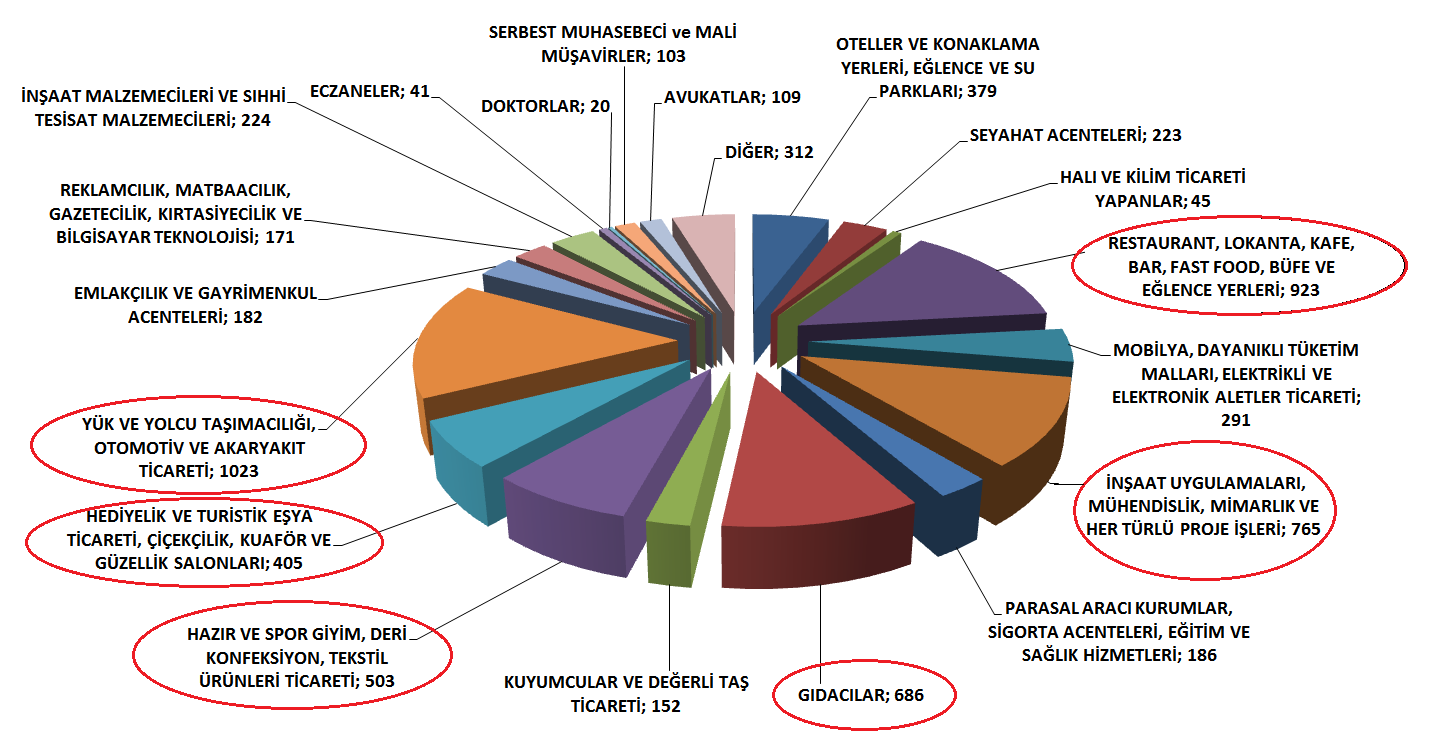 KUŞADASI DAVUTLAR GÜZELÇAMLI KÖYLER MESLEK GRUPLARI 11. HEDİYELİK VE TURİSTİK EŞYA TİCARETİ, ÇİÇEKÇİLİK, KUAFÖR VE GÜZELLİK SALONLARI 389 8 5 3 405 12.