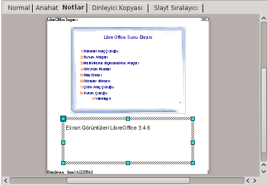 Anahat görünüm modunda slaytların sayfa başlıklarını ve metin verilerini hızlıca girebilirsiniz. Bir başlık üzerinde iken enter tuşuna bastığınızda otomatik olarak yeni bir slayt eklemiş olursunuz.