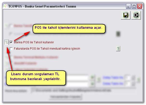 PROGRAMDA YAPILACAK TANIMLAMALAR Öncelikle kullanılmakta olan ticari set için Plasiyer ve Gelişmiş Ticari İşlemler modülü lisans anahtar girişi yapılmalıdır.