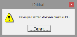 Gelen rapor da hata açıklamalarının detaylı bir şekilde görülebilmesi için raporun ecel formatında alınması tavsiye edilmektedir.