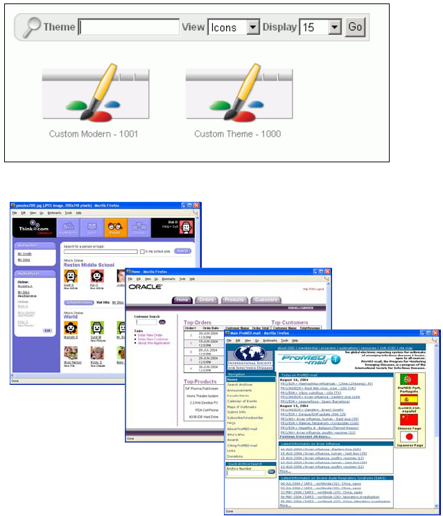 Oluşturucusu sadece yapılmaya hazır tasarım temalarıyla birlikte gelmeyip aynı zamanda, isteğe göre uyarlanmış basamaklı stil sayfaları (cascading style sheets CSS), Javascript ve imgeleri içeren