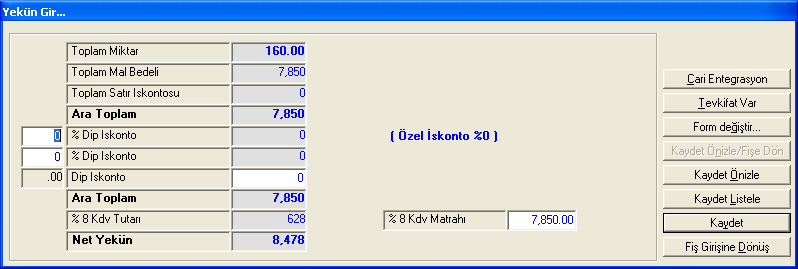 2.3.5. Bir AlıĢ Ġrsaliyesinin Tümünü Ġade Et Alınan bir irsaliyenin iade edilmesi gerekiyor ise bu menü seçeneği kullanılmalıdır. Ġlgili menüye girilir.