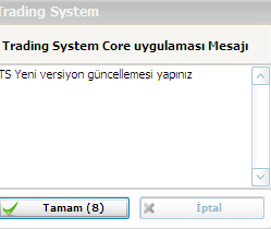 Trader ekranında açığa satış yapılsın seçeneği işaretli ise, kullanıcı trader ekranından yasal açığa satış seçeneğini işaretleyerek emir iletebilir.