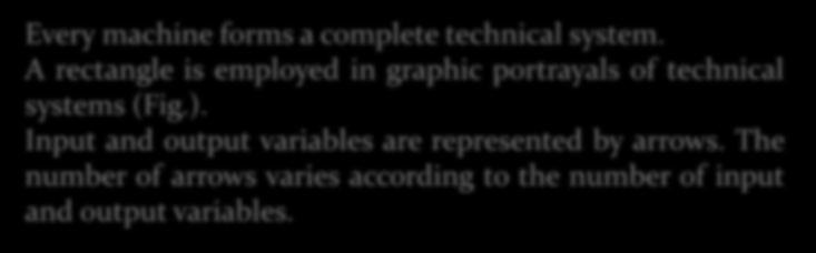 GİRİŞ Every machine forms a complete technical system.