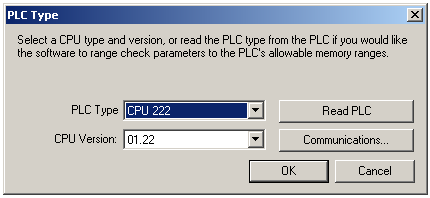 ġekil 2.43: PLC tipinin seçme iletiģim kutusu penceresi 2.7. Hafıza Alanları ve Adreslenmeleri PLC lerde veriler değiģik kullanım amaçları için ayrılmıģ hafıza alanlarında bulunur.